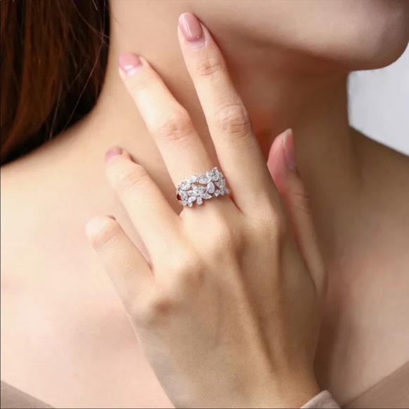 925 STERLING SILVER RING, CUTE RING, SHINY RING. - Picture 3 of 6